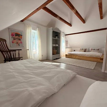 Vakantiehuis Grosszuegiges Stadthaus Fuer 8 Personen Mit Kachelofen & 2 Terrassen *